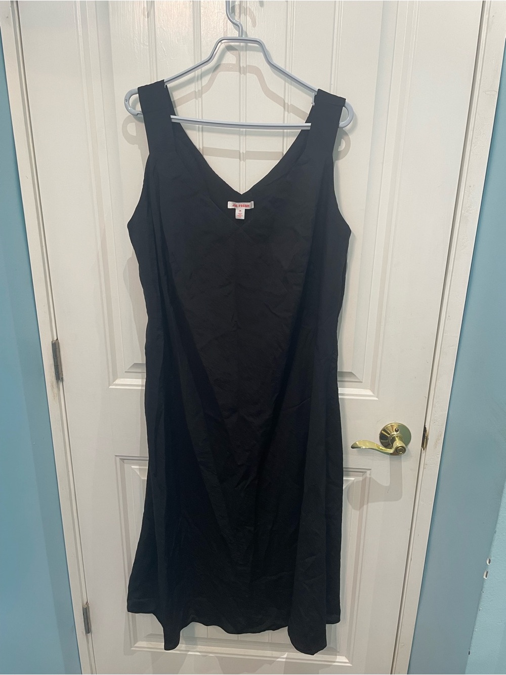 Joe Fresh Black V-Neck A-Line Dress